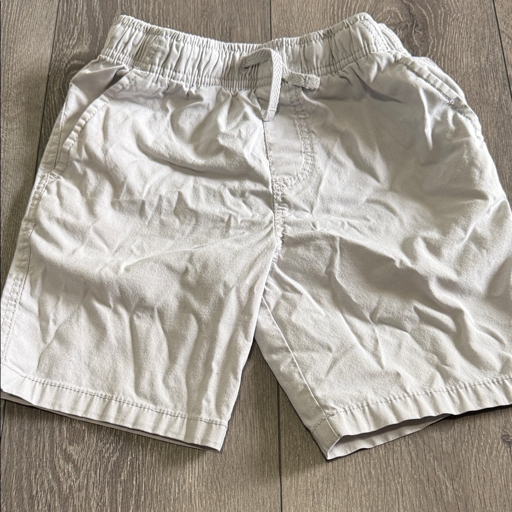 wonder nation khaki Elastic Waist Shorts